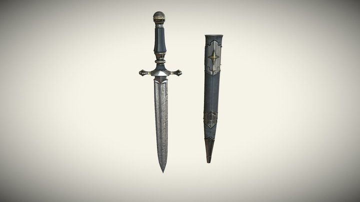 Ceremonial dagger 3D Model