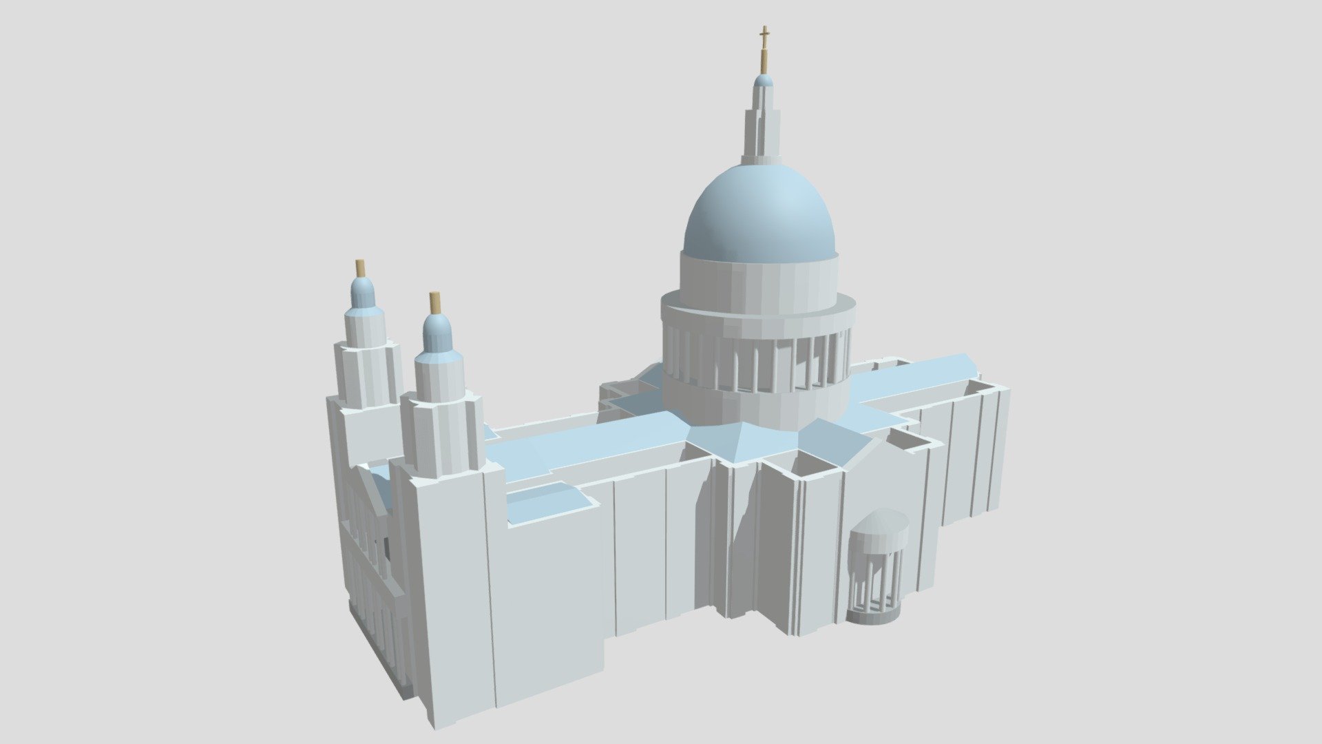 ST PAULS BLANK - Download Free 3D model by PeeJaa [9fa848a] - Sketchfab