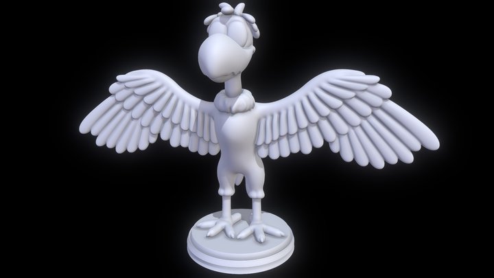 Monty - Smurfs 3D print 3D Model