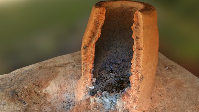 Ancient iron smelting - 9th 3D Model