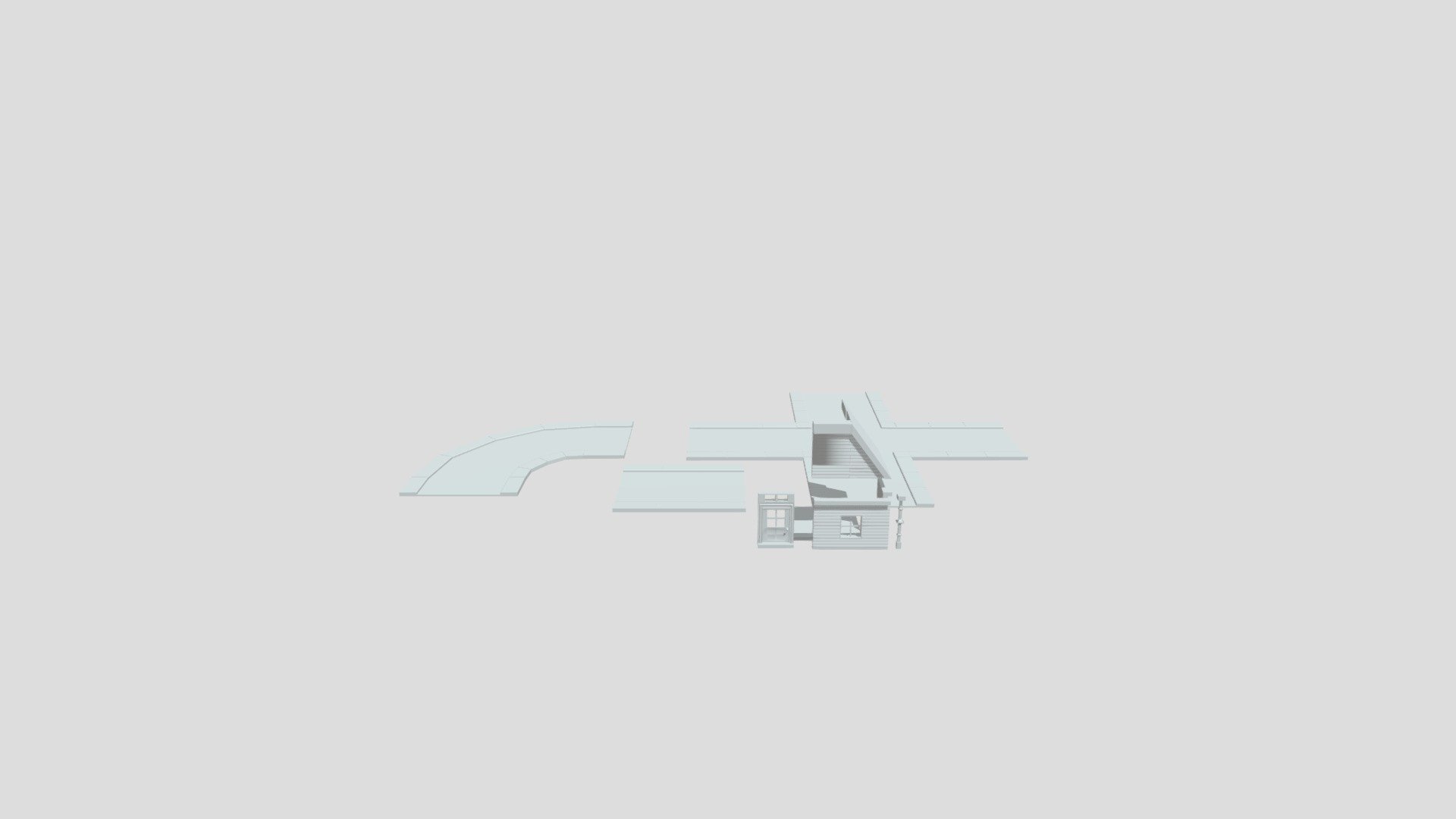 Modular house and road