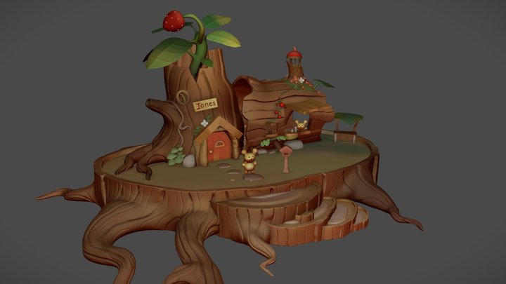 2DAE16N_SchrauwenStefan_Retake_DioramaSketchfab 3D Model