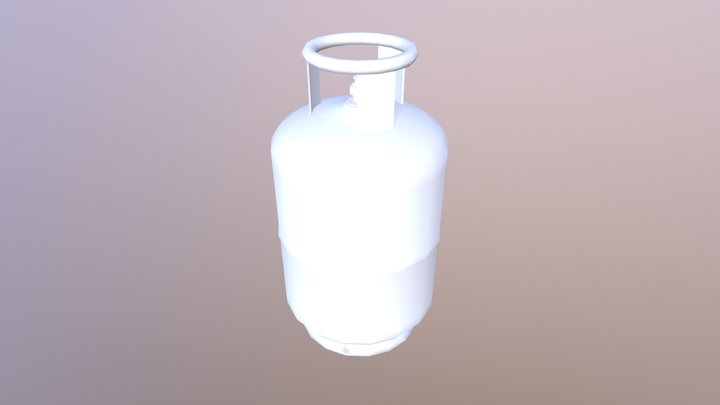 india gas cylinder 3D Model