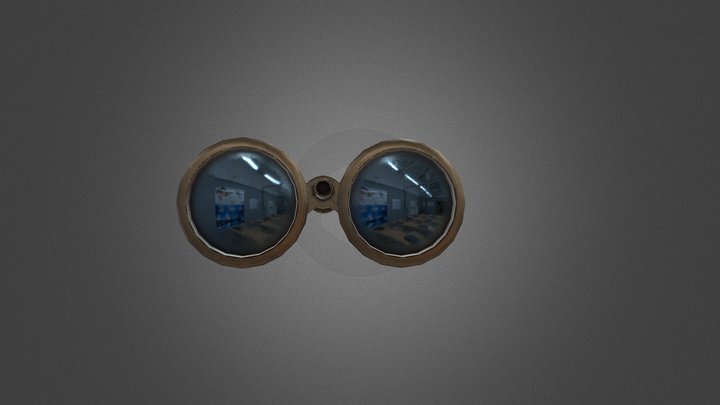 Old binoculars 3D Model