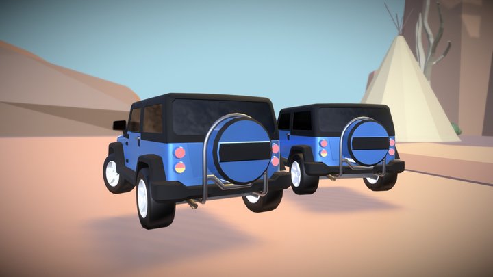 Off Roader - Low Poly (Stylized) 3D Model