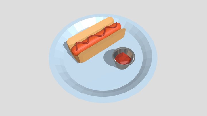 Hot Dog & Ketchup