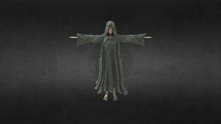Cloaked Lich 3D Model