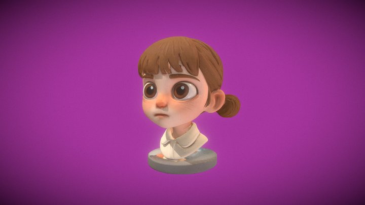 Q_ Girl_hand 3D Model