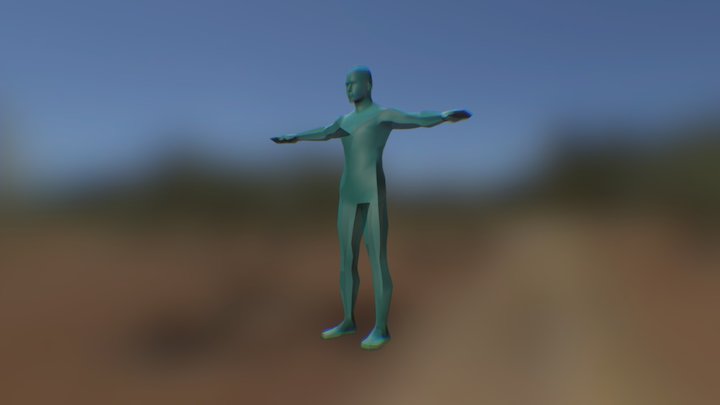 Human 806polys 3D Model