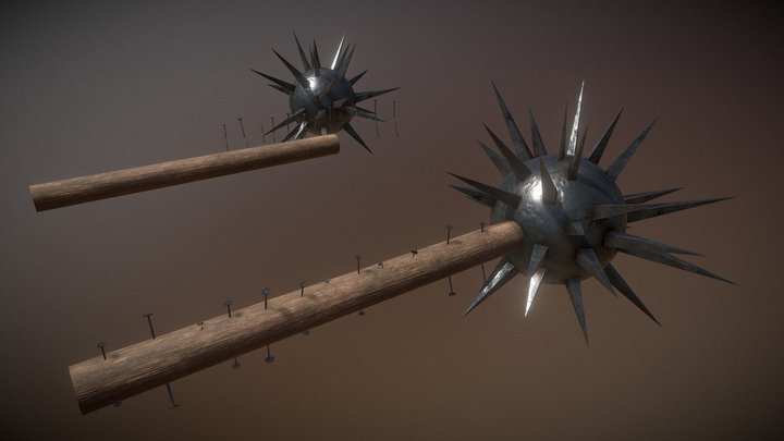Wheel/Weapon - Mace 3D Model