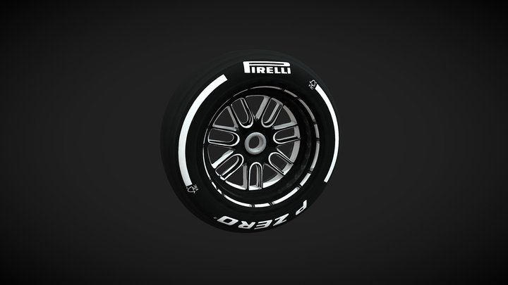 Pirelli F1 Tire 3D Model