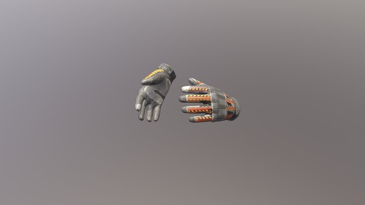 Gloves Autumn 3D Model