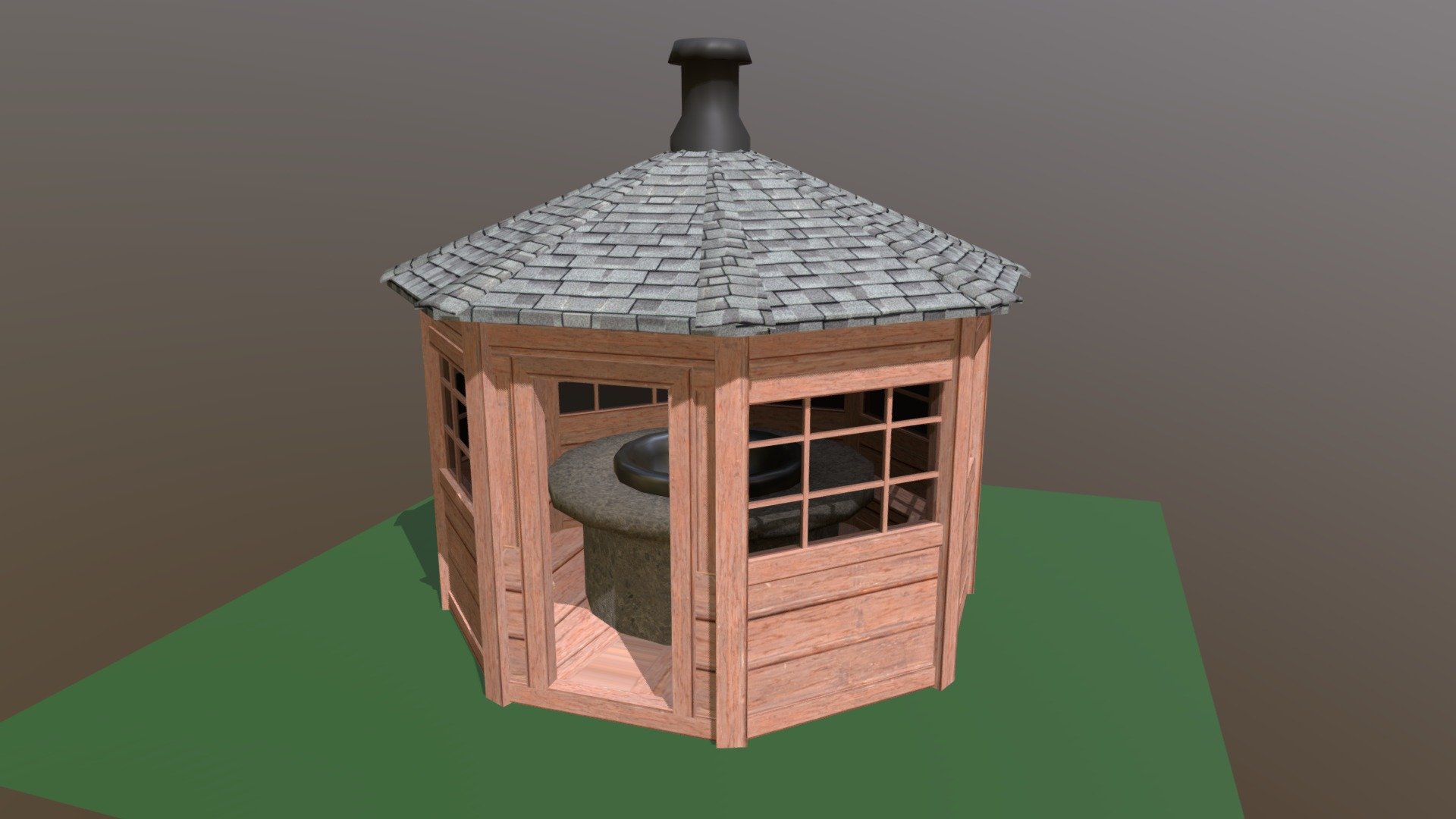 Hut - 3D model by Otto.Tolvanen [9fb581e] - Sketchfab