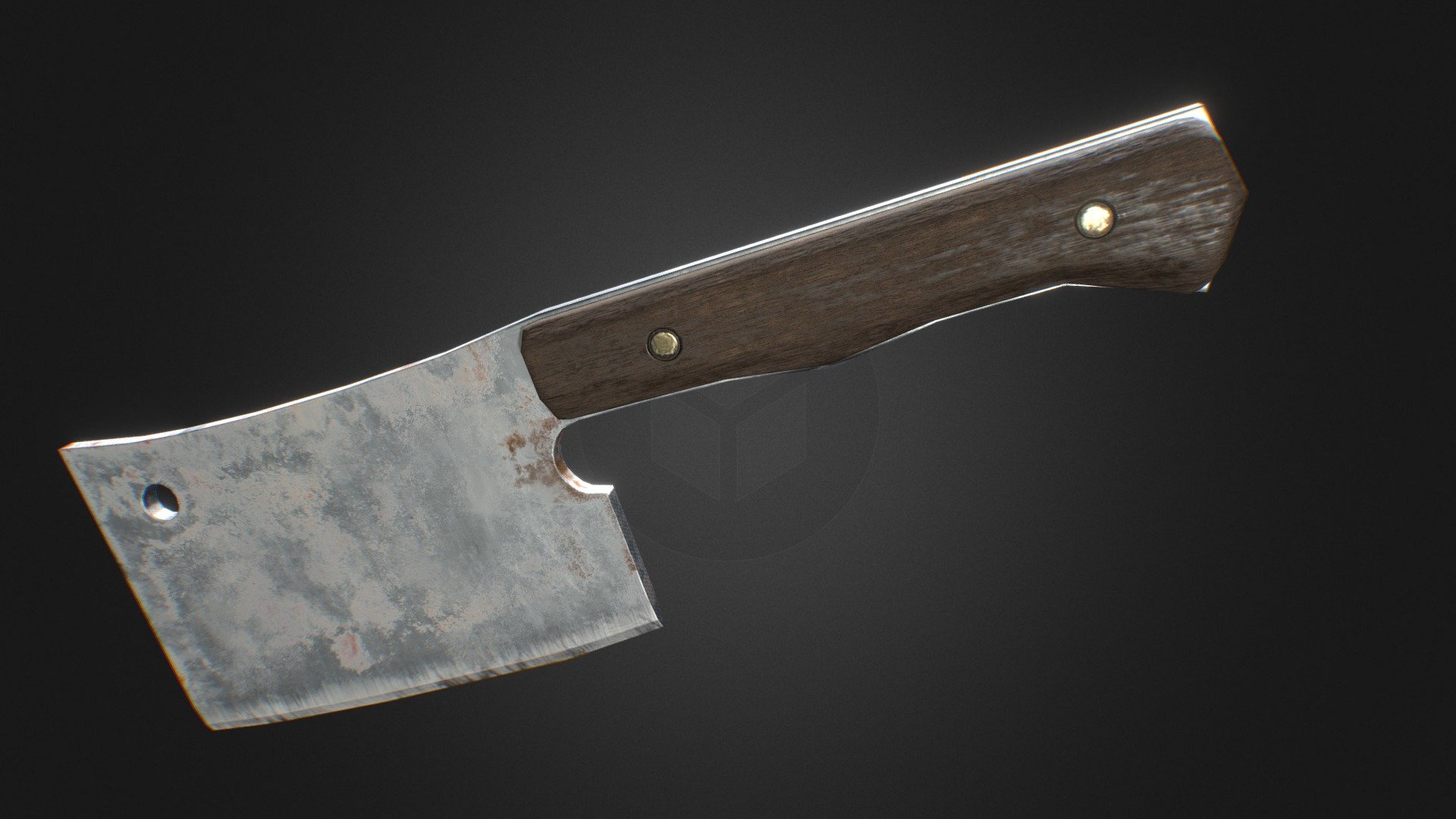 Meat Cleaver Buy Royalty Free 3D model by Michael Corinella