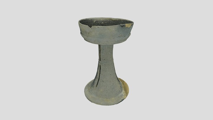 船戸山3号墳（岩出市）　須恵器　無蓋高坏 – Modello 3D gratuito STL