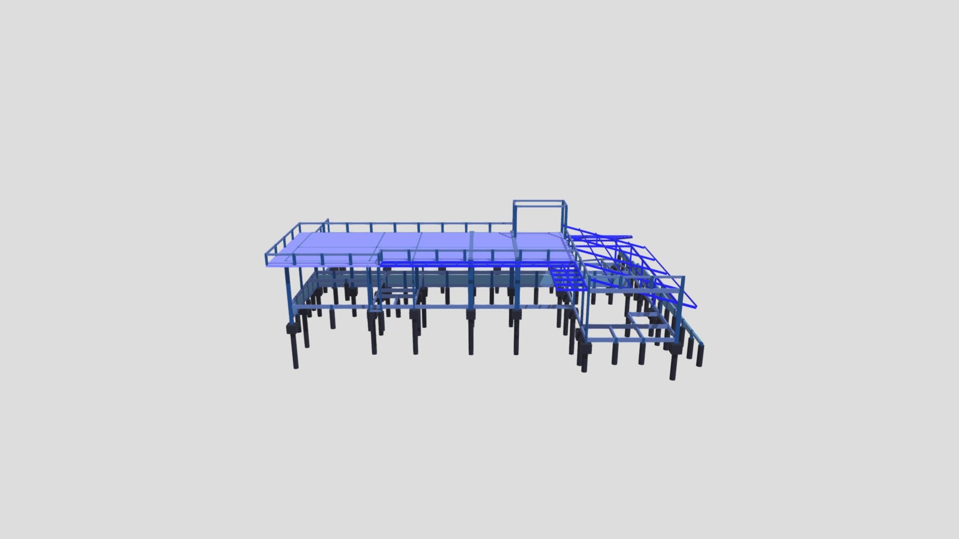 ESTRUTURA - CDL - 3D model by FLX Engenharia (@flxengenharia) [9fb6cae ...