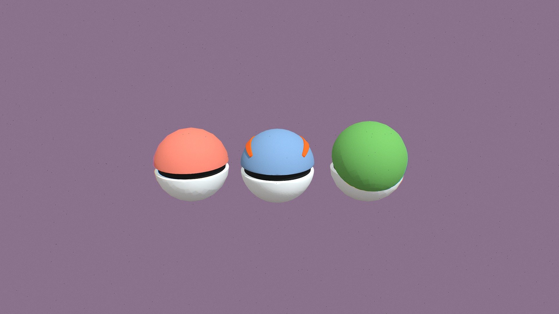 Pokeball collection - Download Free 3D model by CodiMcdowell [9fb83e9 ...