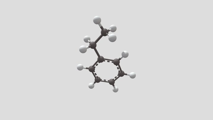 Ethyl Benzene 3D Model