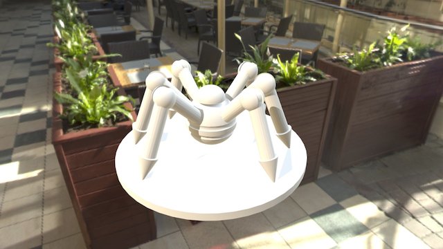 Spider Drone 3D Model