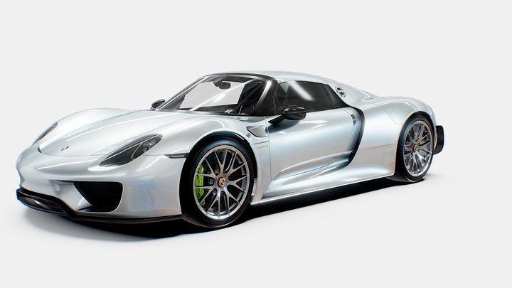 Porsche 918 Spyder 2015 | www.vecarz.com 3D Model