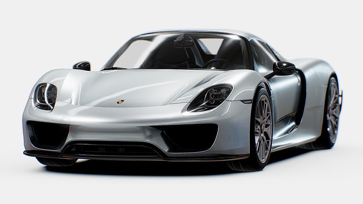 Porsche 918 Spyder 2015 | www.vecarz.com – Kostenloses 3D-Modell STL