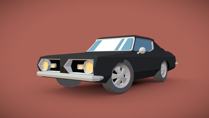 Plymouth Barracuda 1969 3D Model
