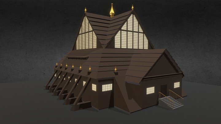 Kiruna's Cathedral 3D Model