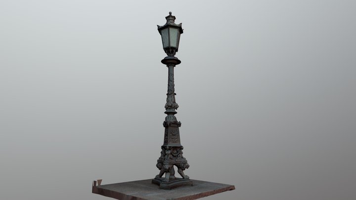Neoclassical Lantern 3D Model