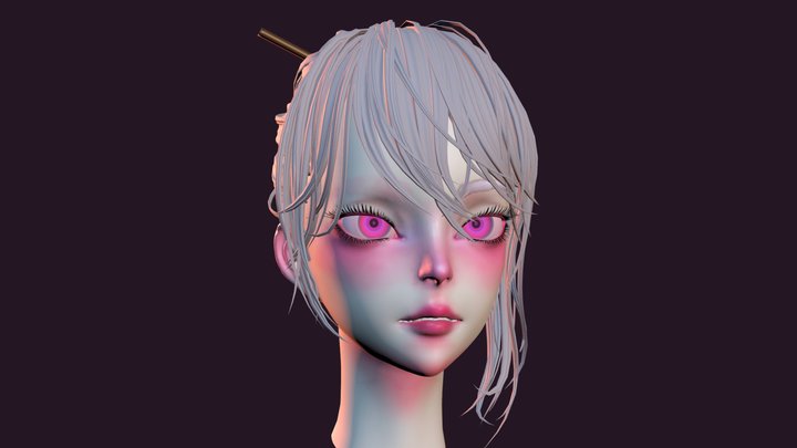 Face Rigging Practice 3D Model