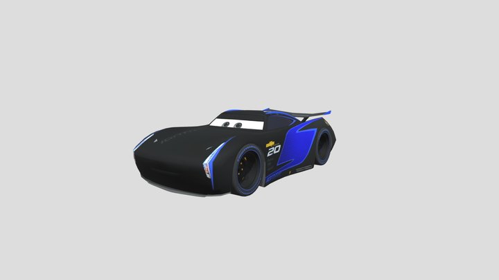 Cars Lightning League - Jackson Storm 3D Model