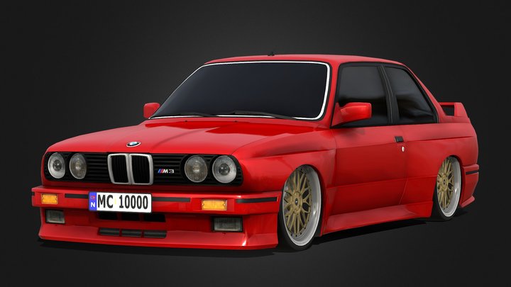 BMW M3 E30 3D Model