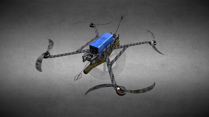 Low-poly FPV Drone – You can get it on FAB 3D Model