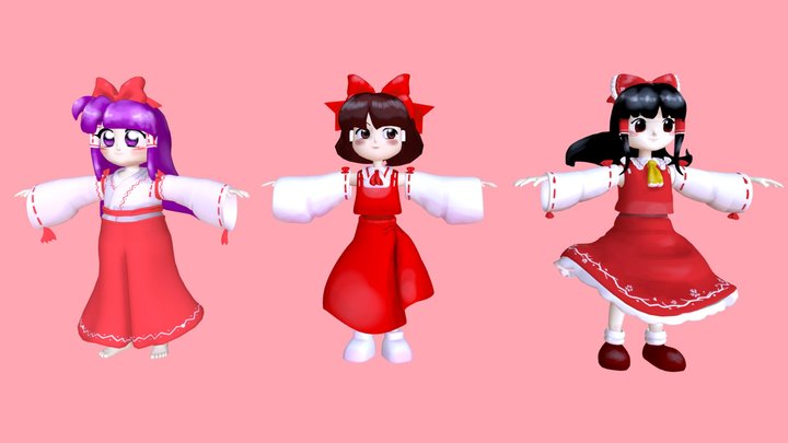 All Reimus Together 3D Model