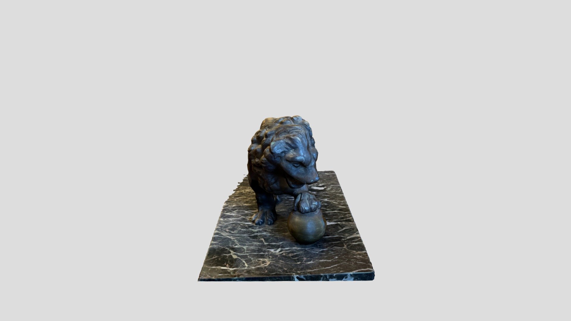 Clock Lion