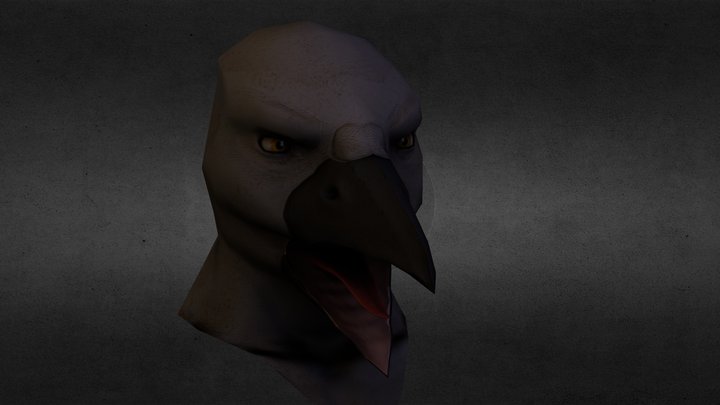 tengu_crow_head 3D Model