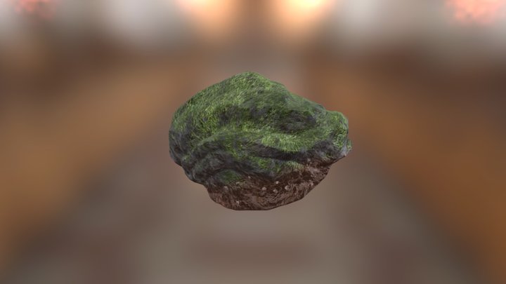 Ground Rock 3D Model