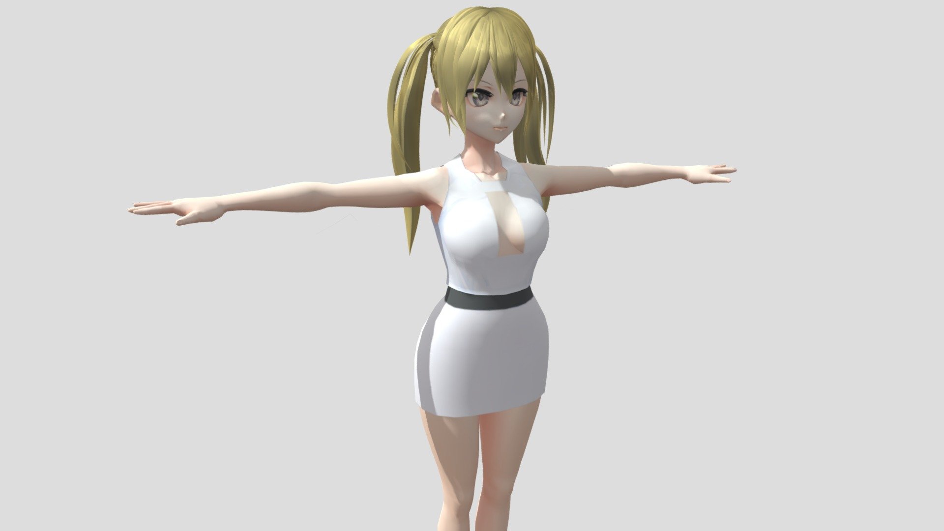 【anime Character Alex94i60】zoe Casual Buy Royalty Free 3d Model