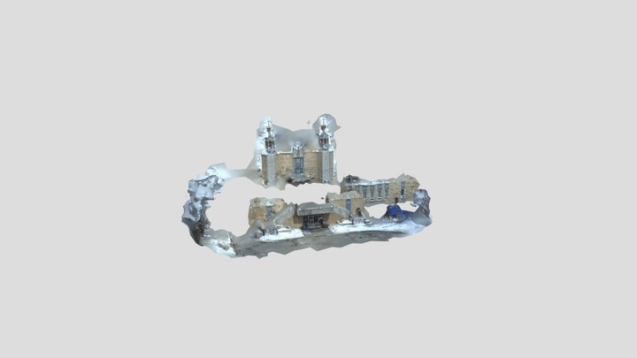 Ukrainian Church Exterior Front Elevation_reduce 3D Model