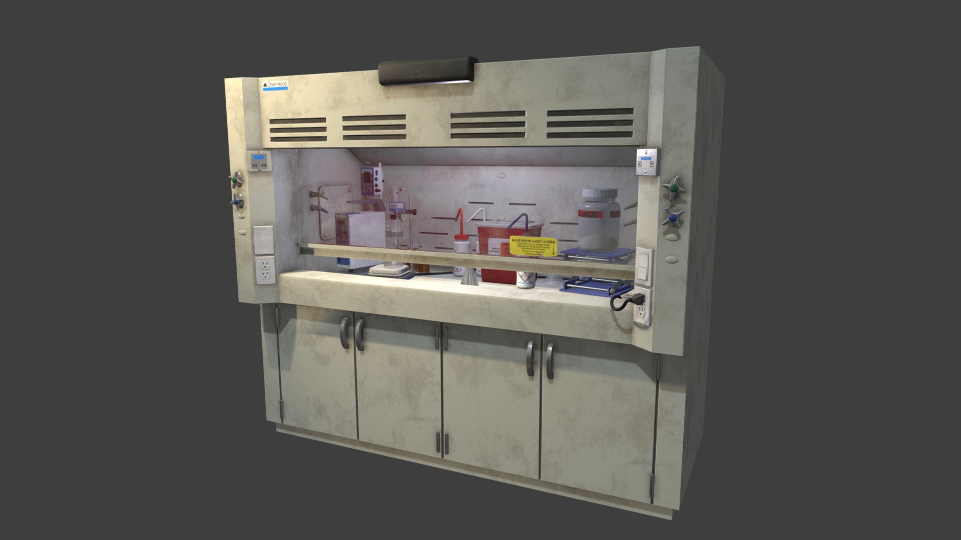 Fume Hood 3D model by Sky (Stephanie) Strzelecki (SkyStrzelecki