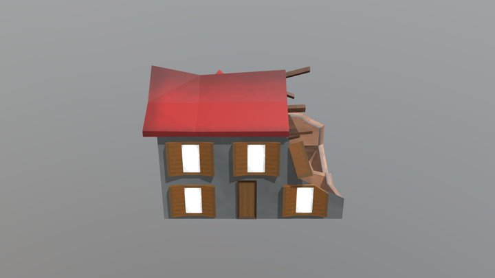 Casa Destruida 3D Model