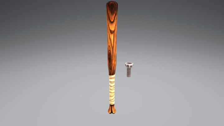 Bash Bat 3D Model