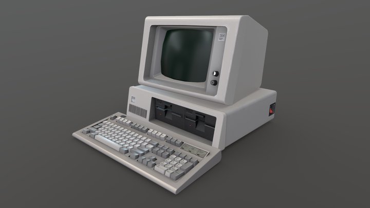 IBM 5150 3D Model