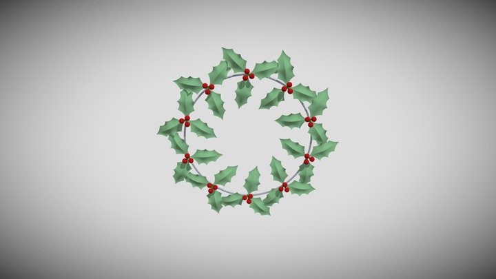 Christmas Wreath 3D Model