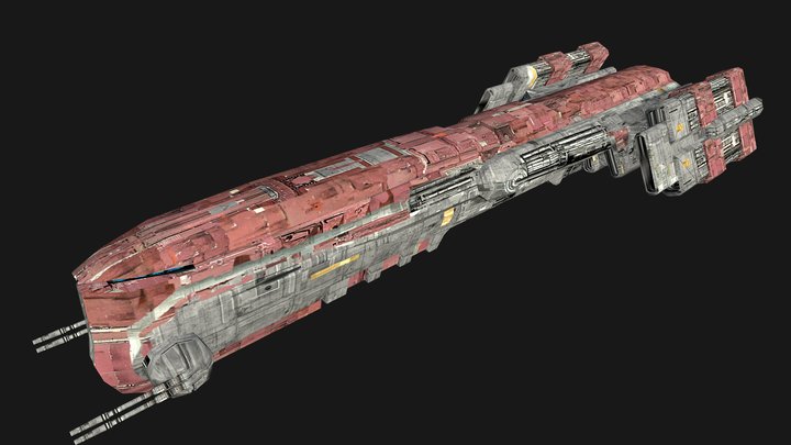 Fragata Ligera Foray 3D Model