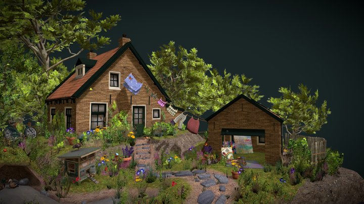3D1_2526_VFX22N_Strik_Anna-Kyra_Diorama 3D Model