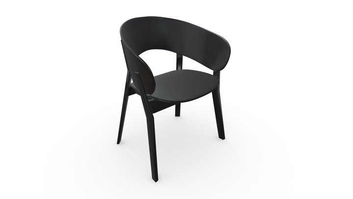 BLACK CHAIR 9 3D Model