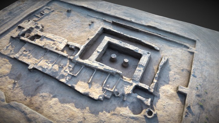Мавзолей и жилой комплекс. XVII-XIX вв. 3D Model