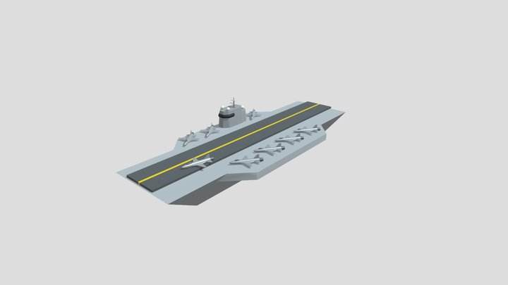 Aircraft Carrier 3D Model