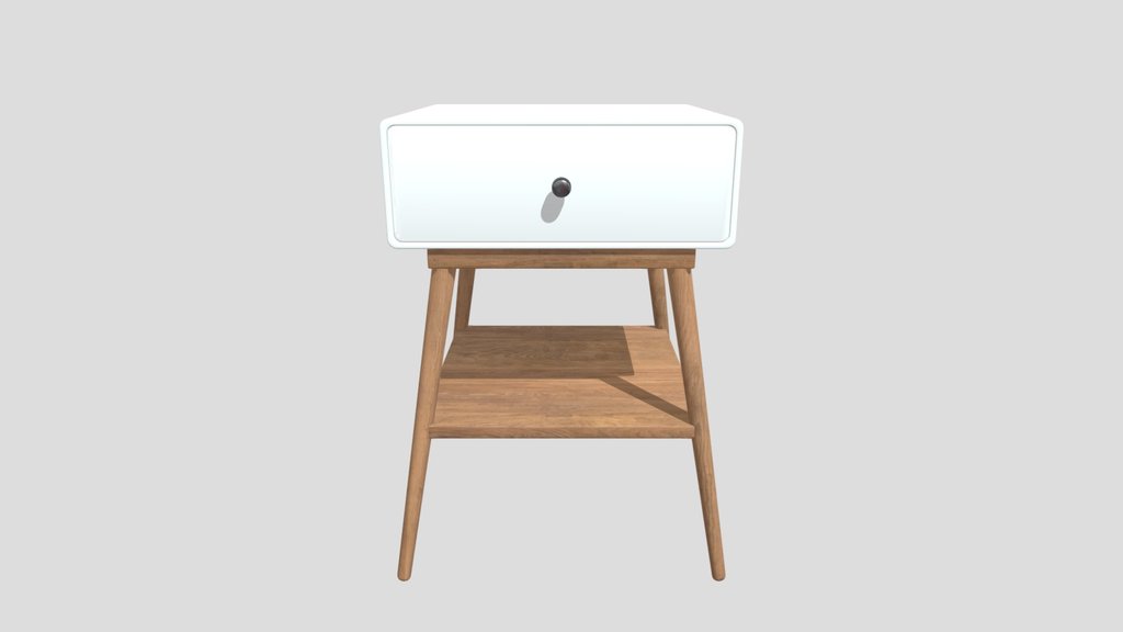 Bed Side Single Drawer Table