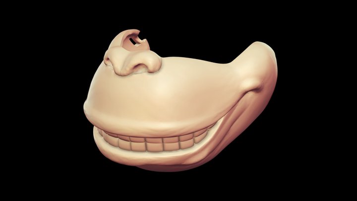 Funky/Donkey Kong Face Mask 3D Model